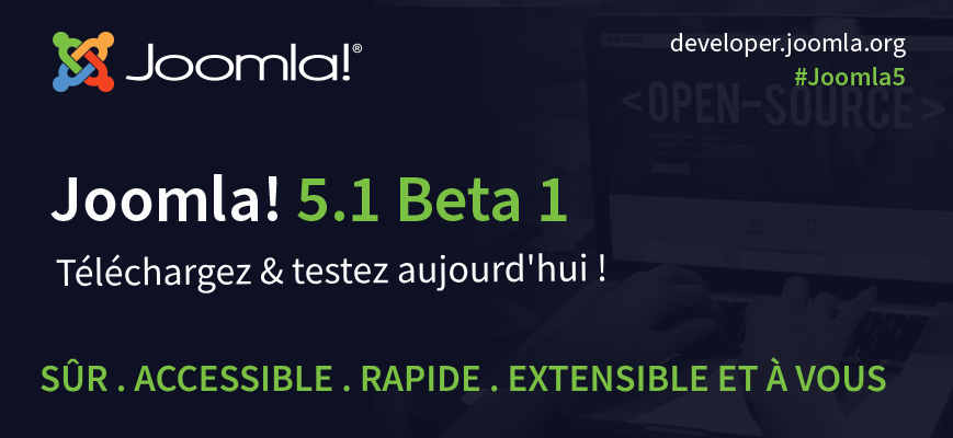 Sortie de Joomla ! 5.1.0-Beta 1