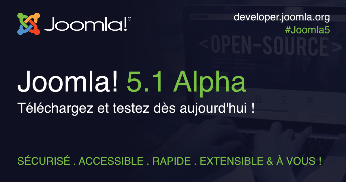 Joomla 5.1 Alpha 1 disponible pour les tests