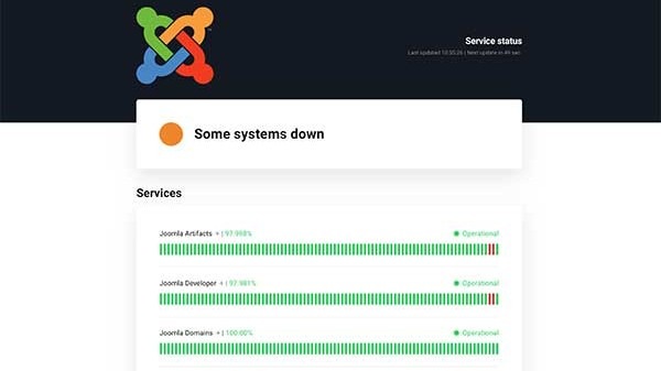 Panne d'hébergement temporaire de Joomla!