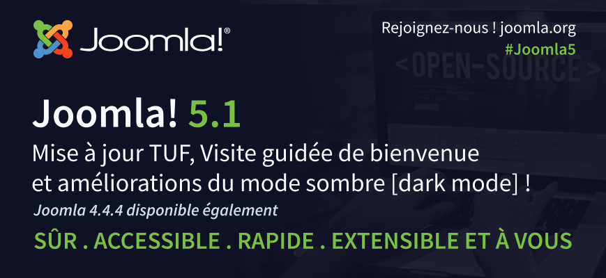 Joomla 5.1.0  et Joomla 4.4.4  sont là !