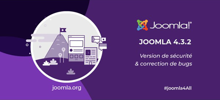 Joomla 4.3.2 Version de sécurité et correction de bugs